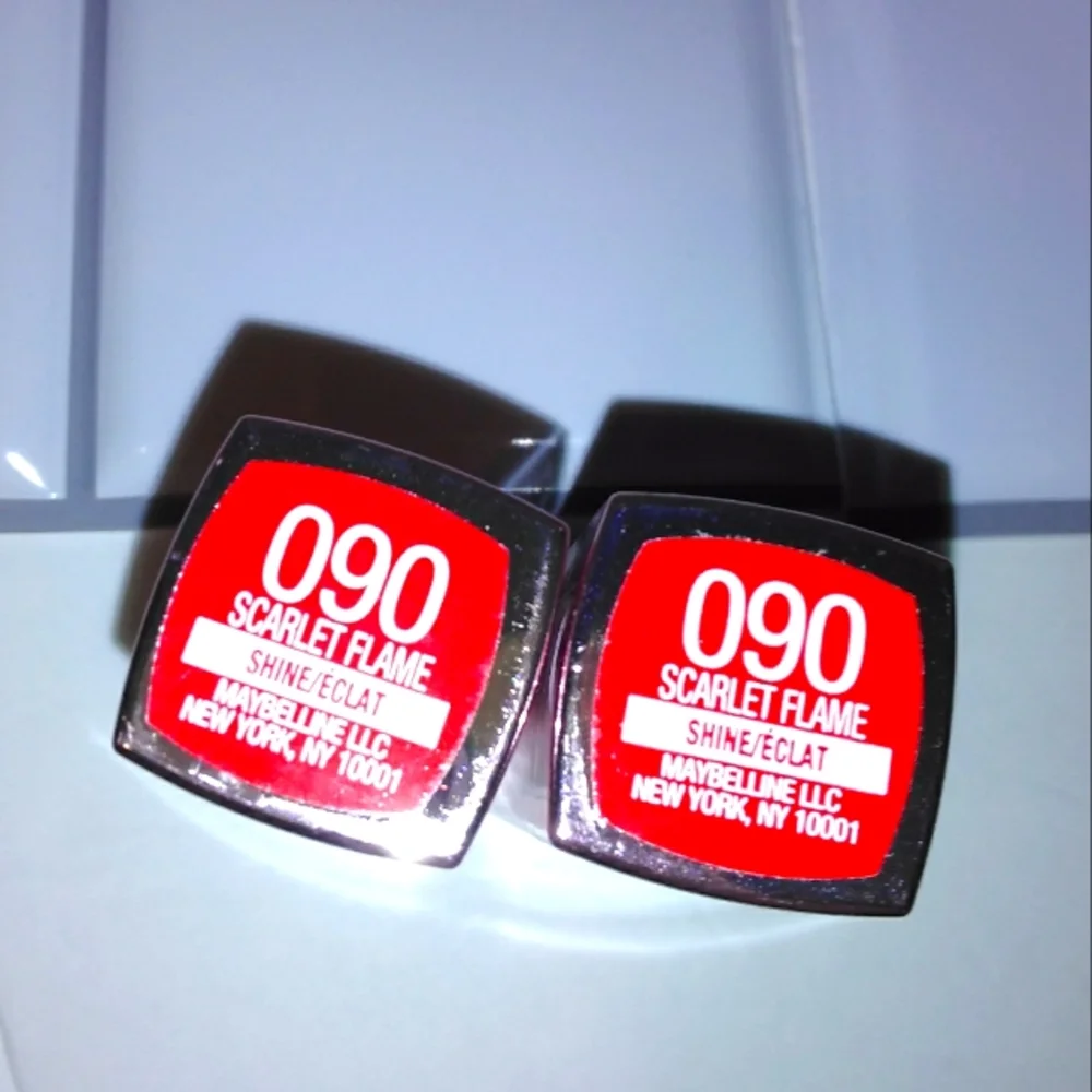 2 Pack Maybelline Colorsensational Shine Lipstick
